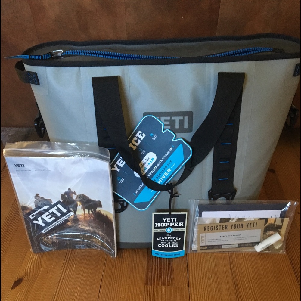 SOLD SOLD . NWT Yeti Hopper 40Gray 3 yr warranty